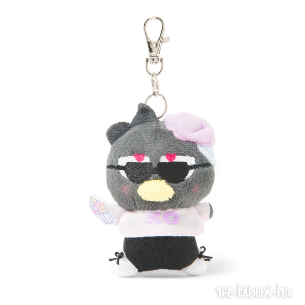 Sanrio Japan Badtz-Maru Ulzzang K-Pop Clip-On Plush Mascot Bag Charm Keychain